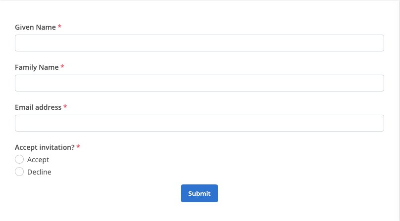 advanced form integration demo form