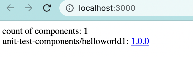 This image shows the top of the localhost browser window