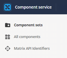 component service menu