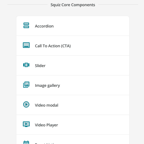 squiz core components