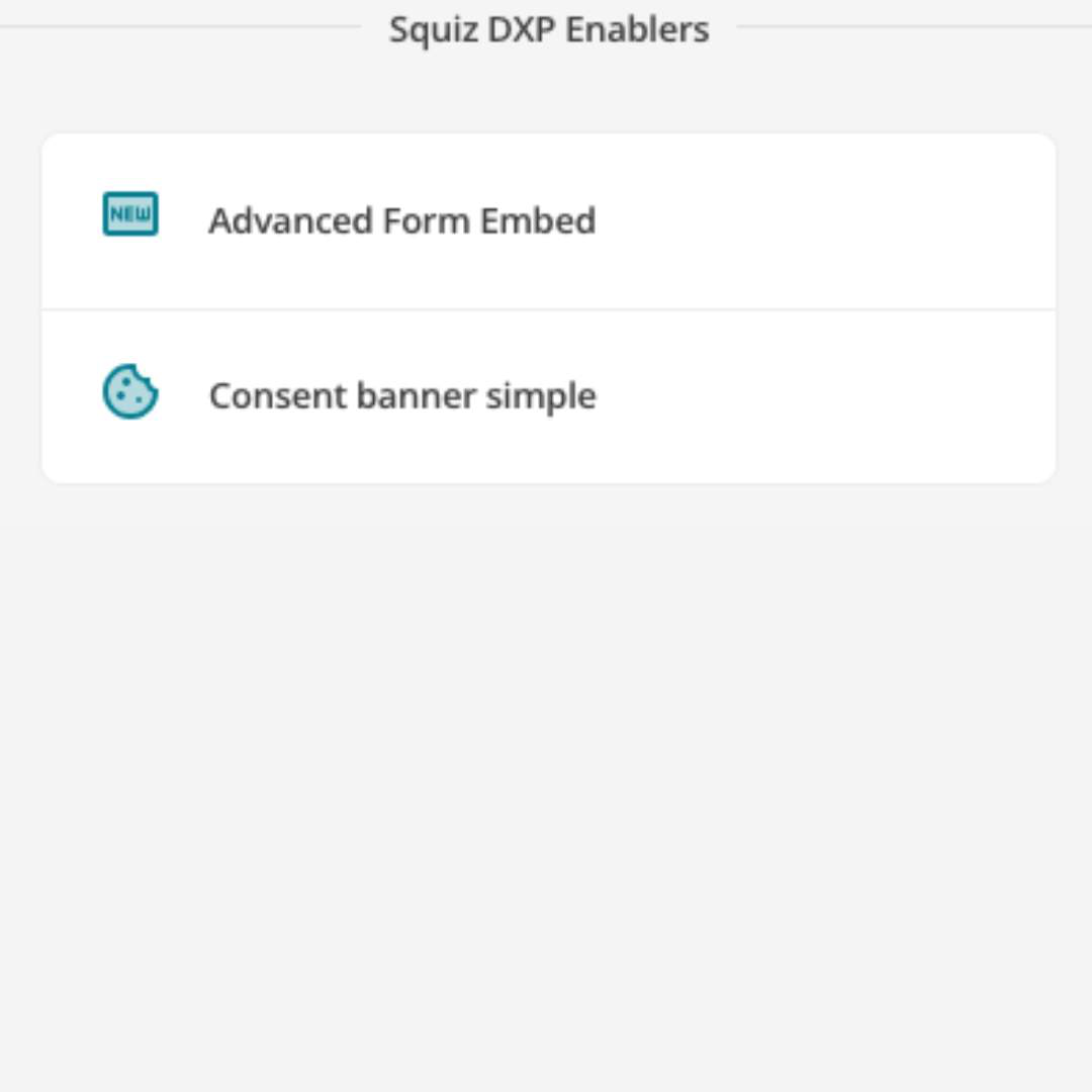 squiz dxp enabler components