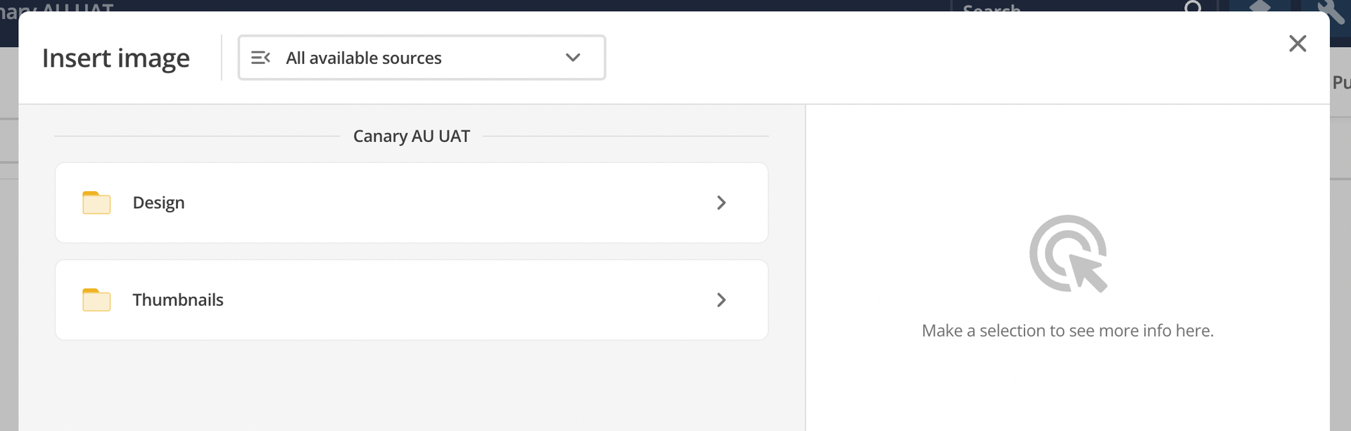 resource browser root node sources