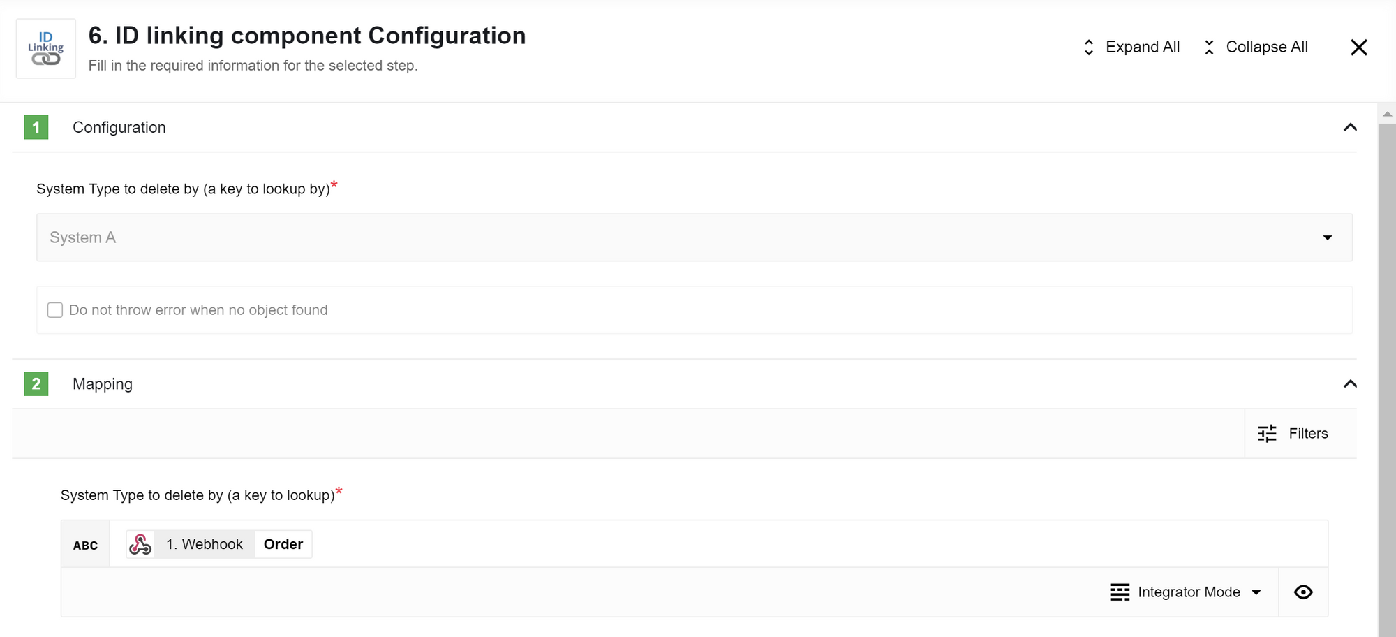 id linking deletes linked object