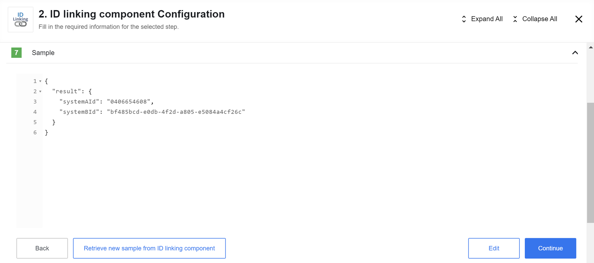 *ID Linking sample with the received Maester Object ID.