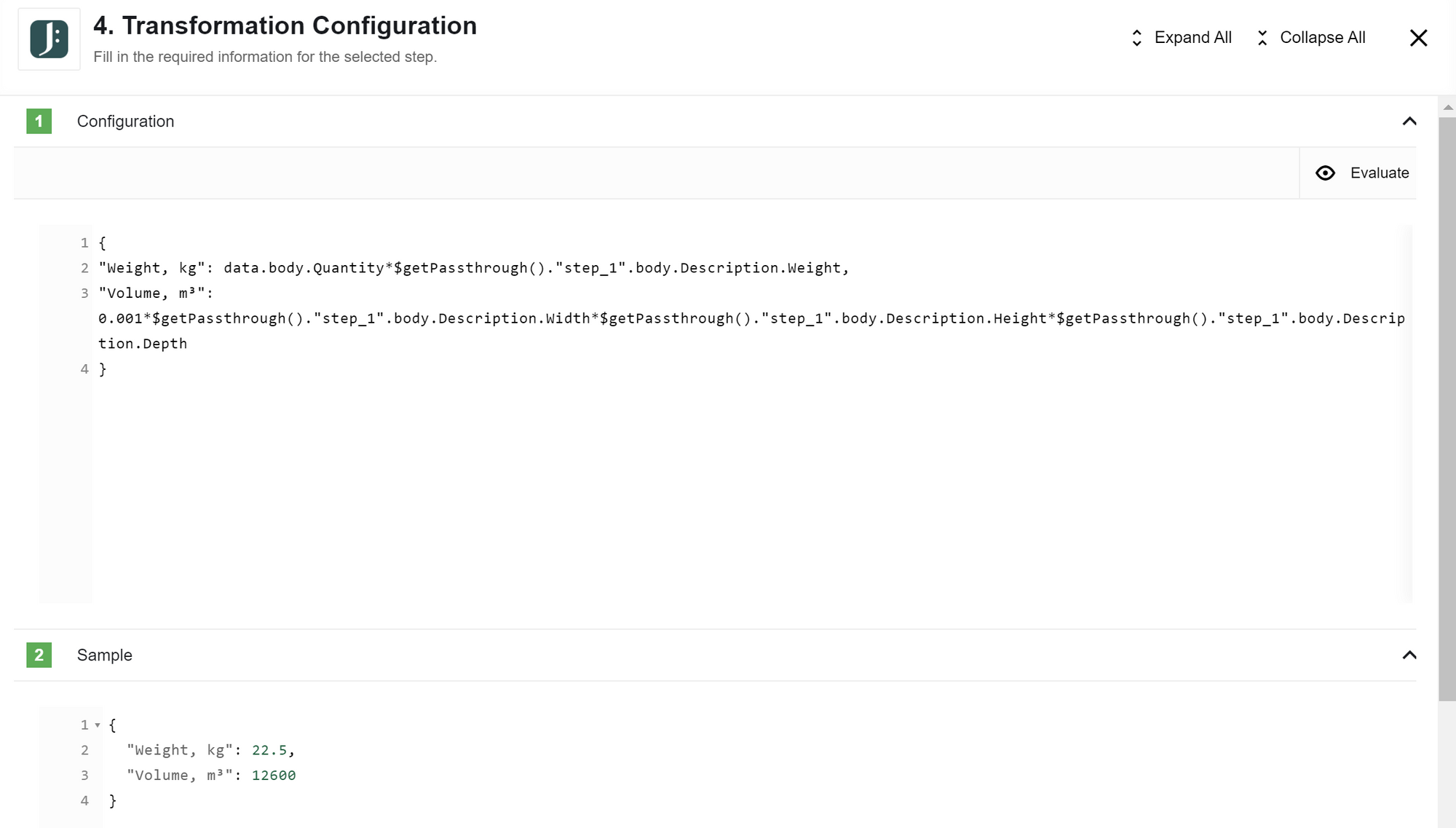 jsonata component 2