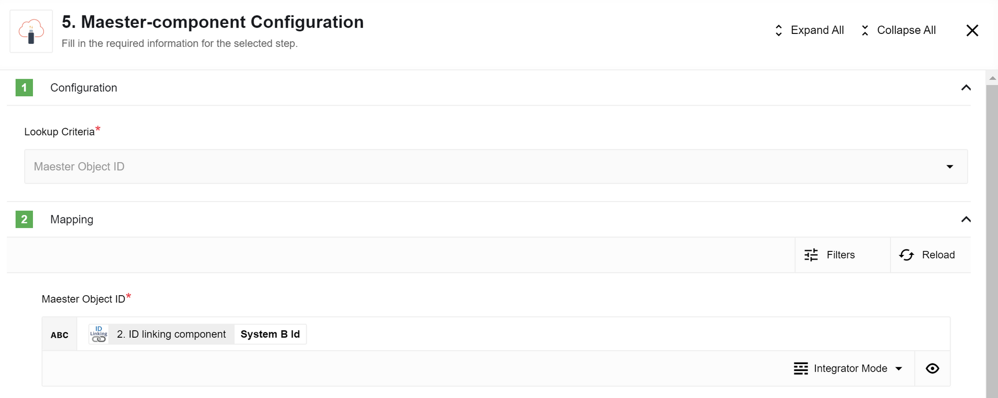 The Maester component configuration for the second flow
