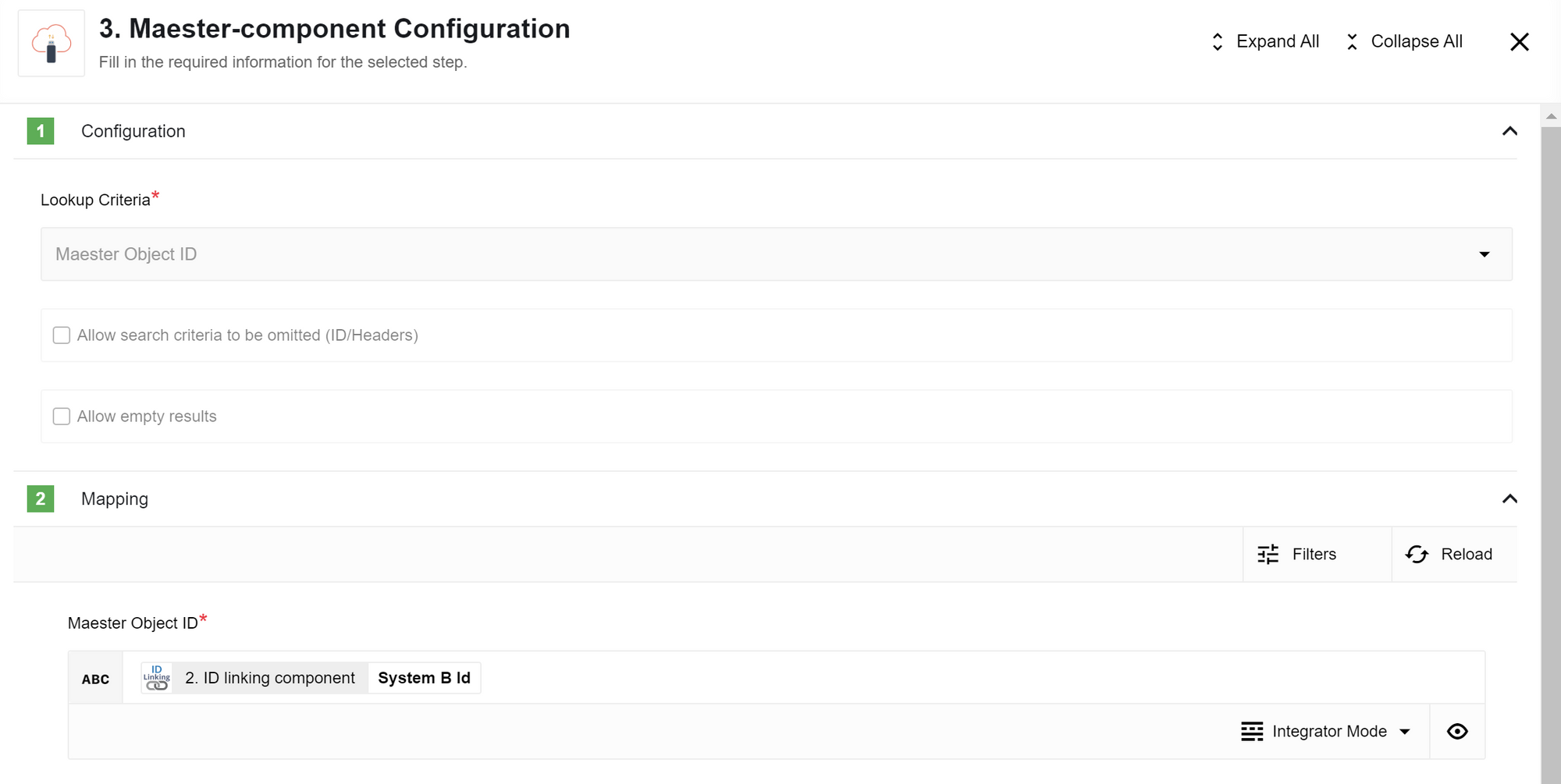 The Maester component configuration for the second flow