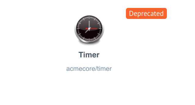 Deprecated