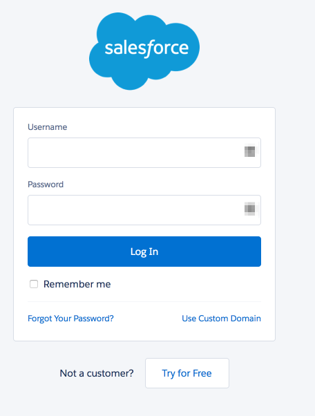 OAuth login to Salesforce