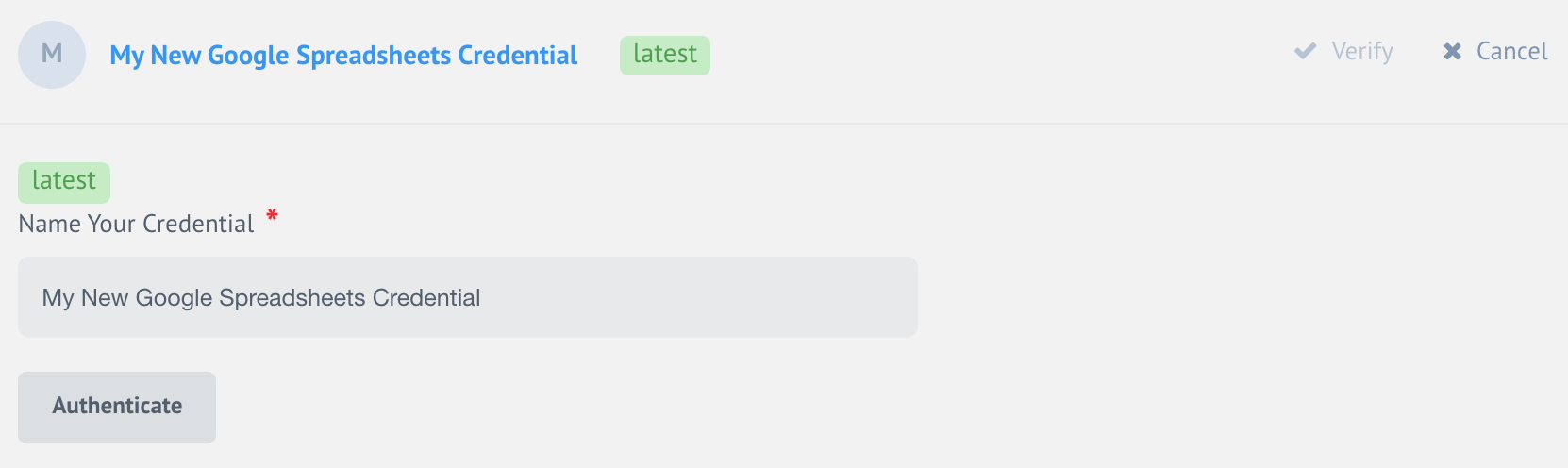 OAuth field
