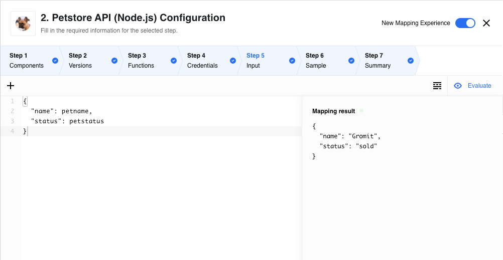 Mapping data - developer mode success