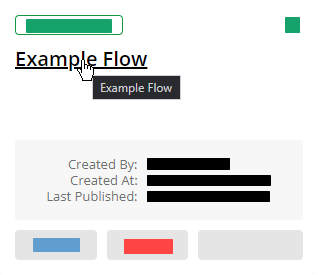 Click on flows name