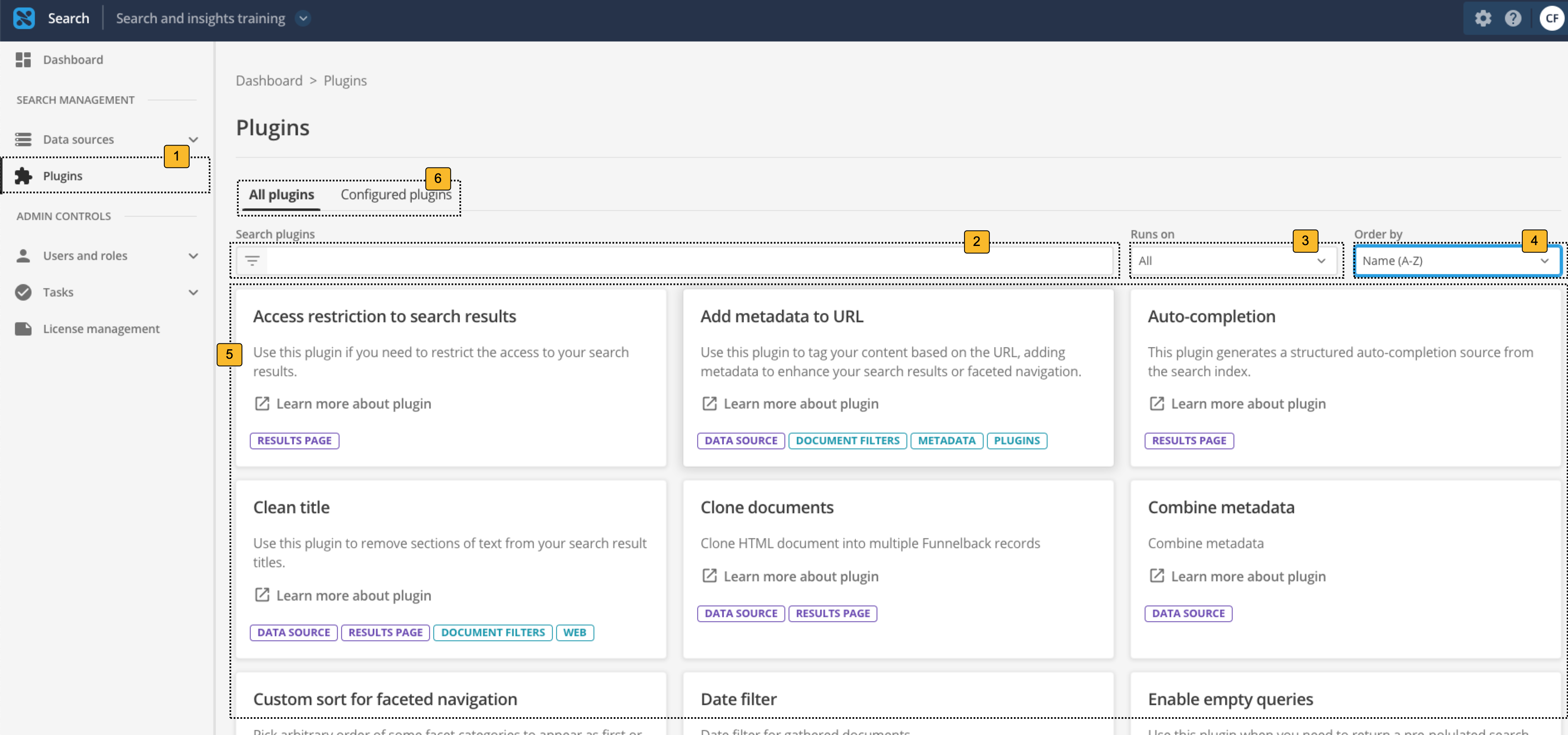 plugins management