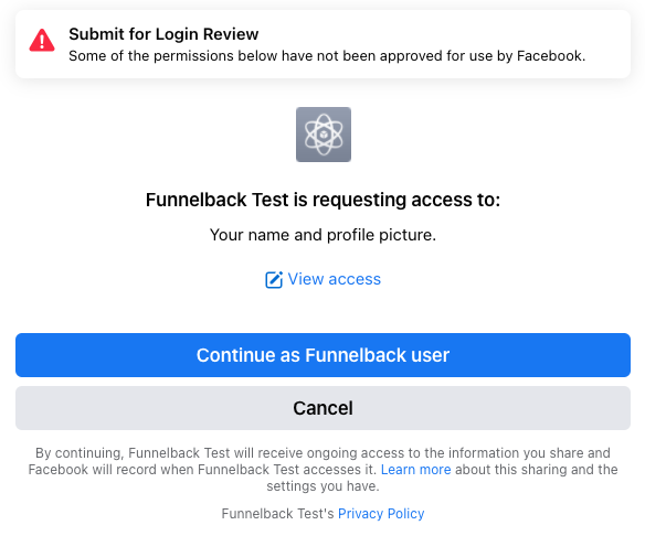 Grant profile access