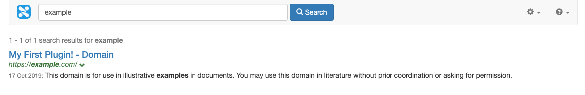 Before enabling plugin on example.com