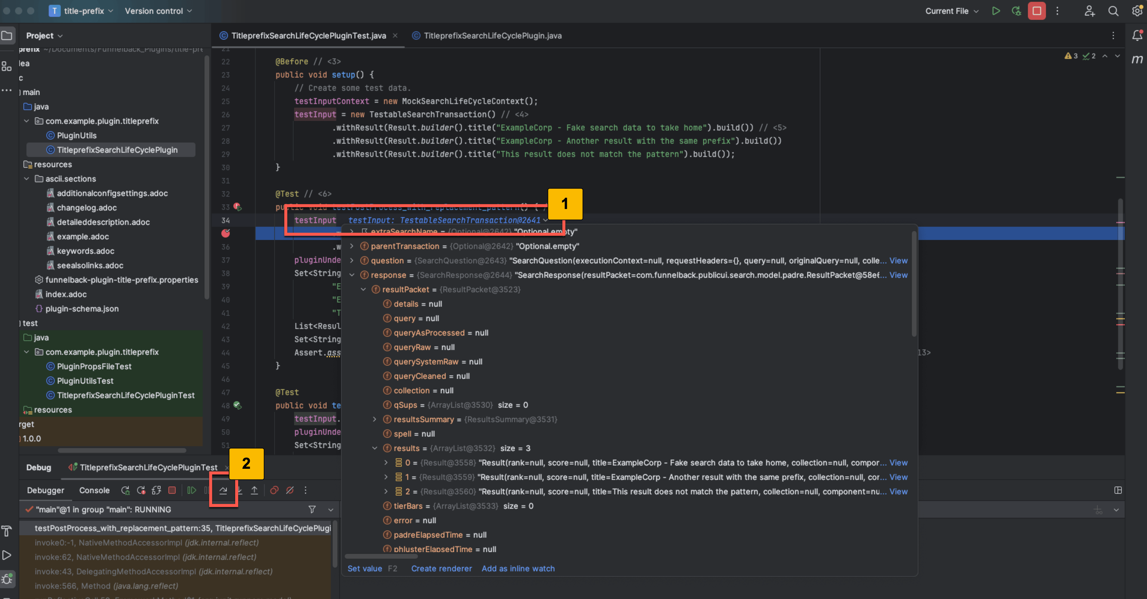 explore transaction in debugger