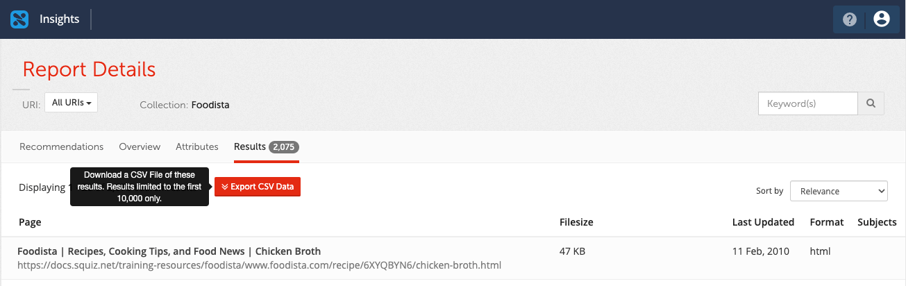 exercise export content auditor reports 01