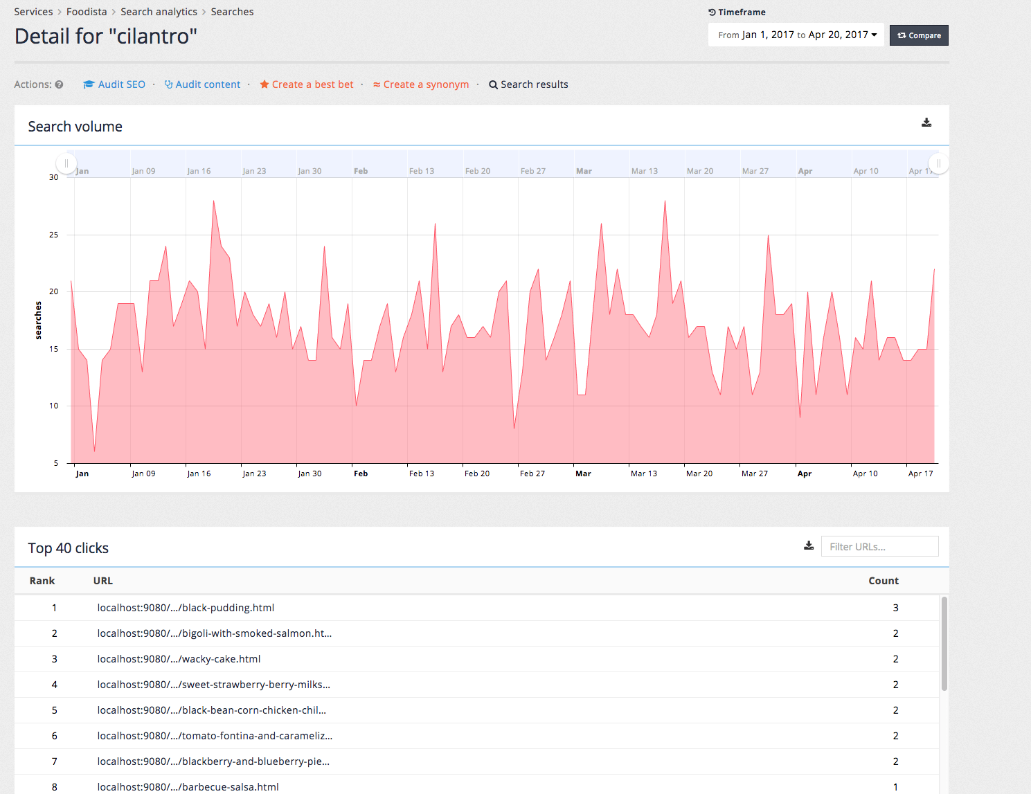 exercise search report 06