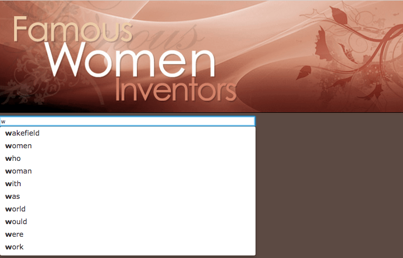 exercise configure simple auto completion 04