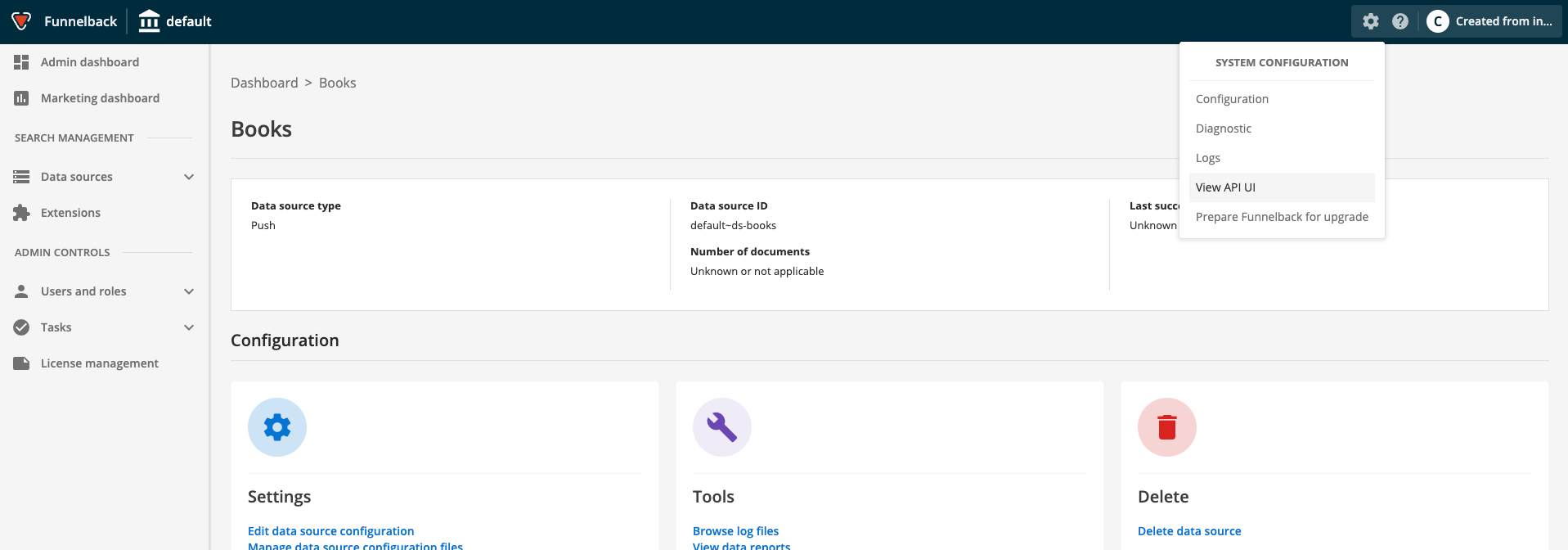 exercise create a push index 04