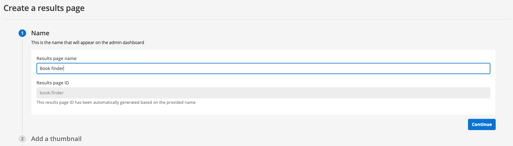 exercise create a results page 02