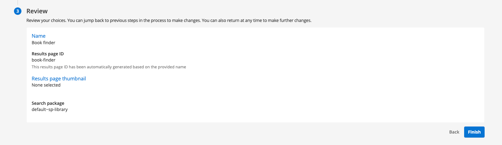 exercise create a results page 04