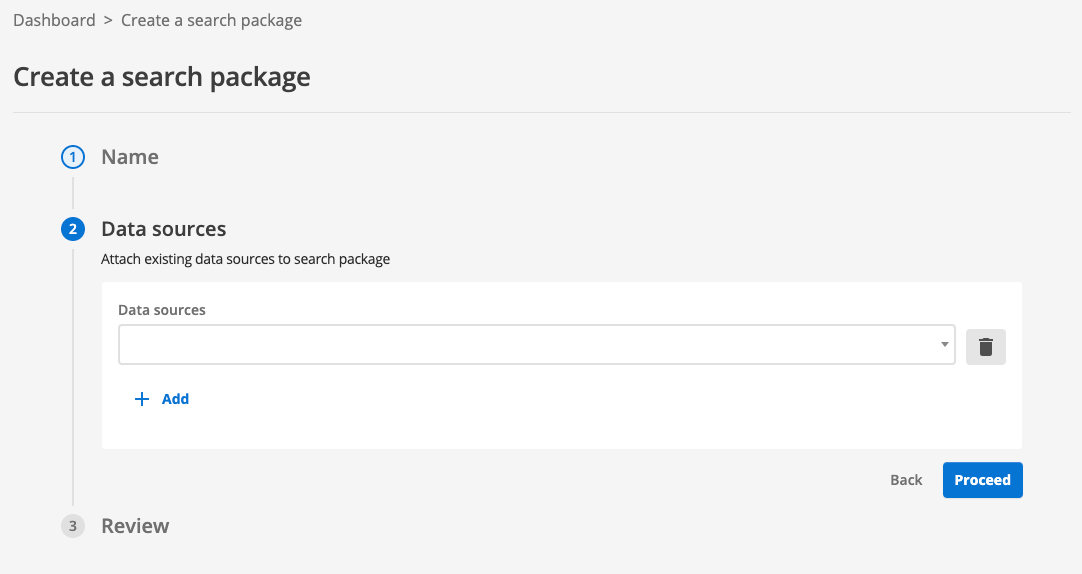 exercise create a search package 03