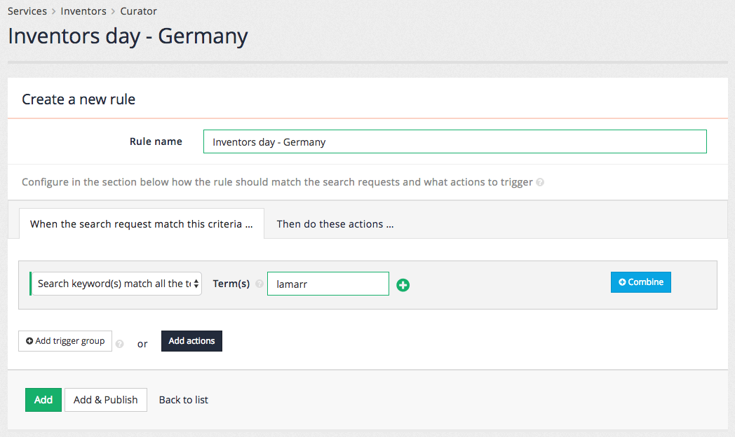 exercise create a simple message curator rule 05