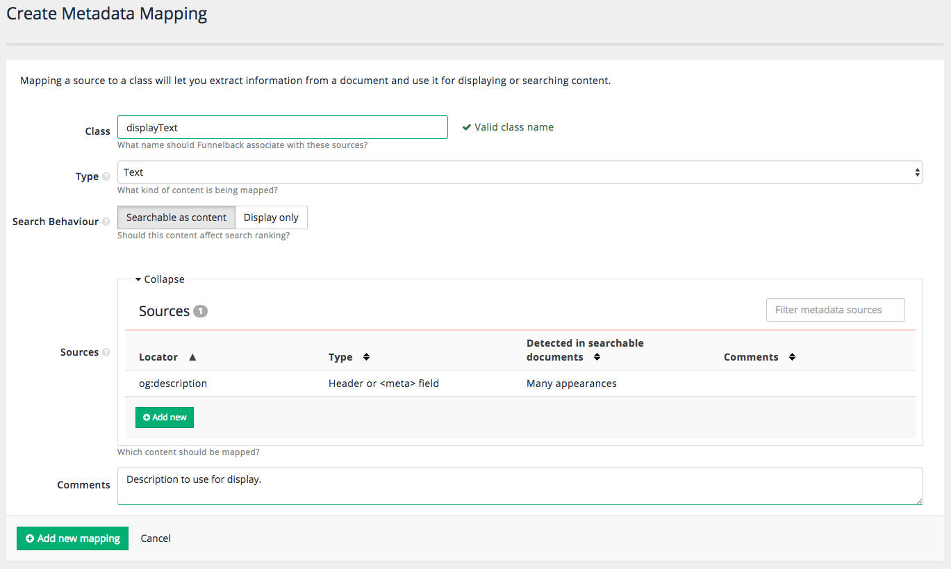 exercise customise metadata field mappings 04