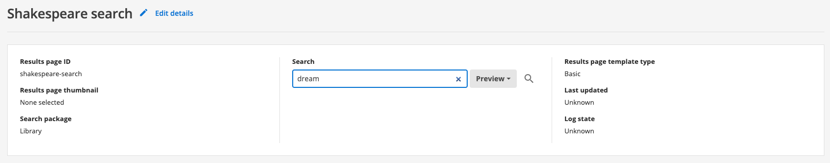 exercise define a results page scope 01