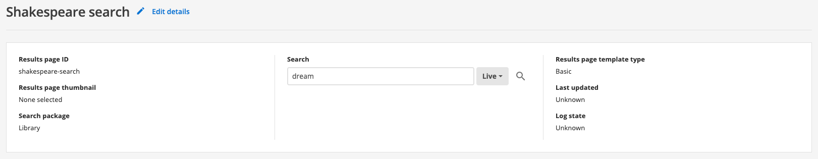 exercise define a results page scope 04