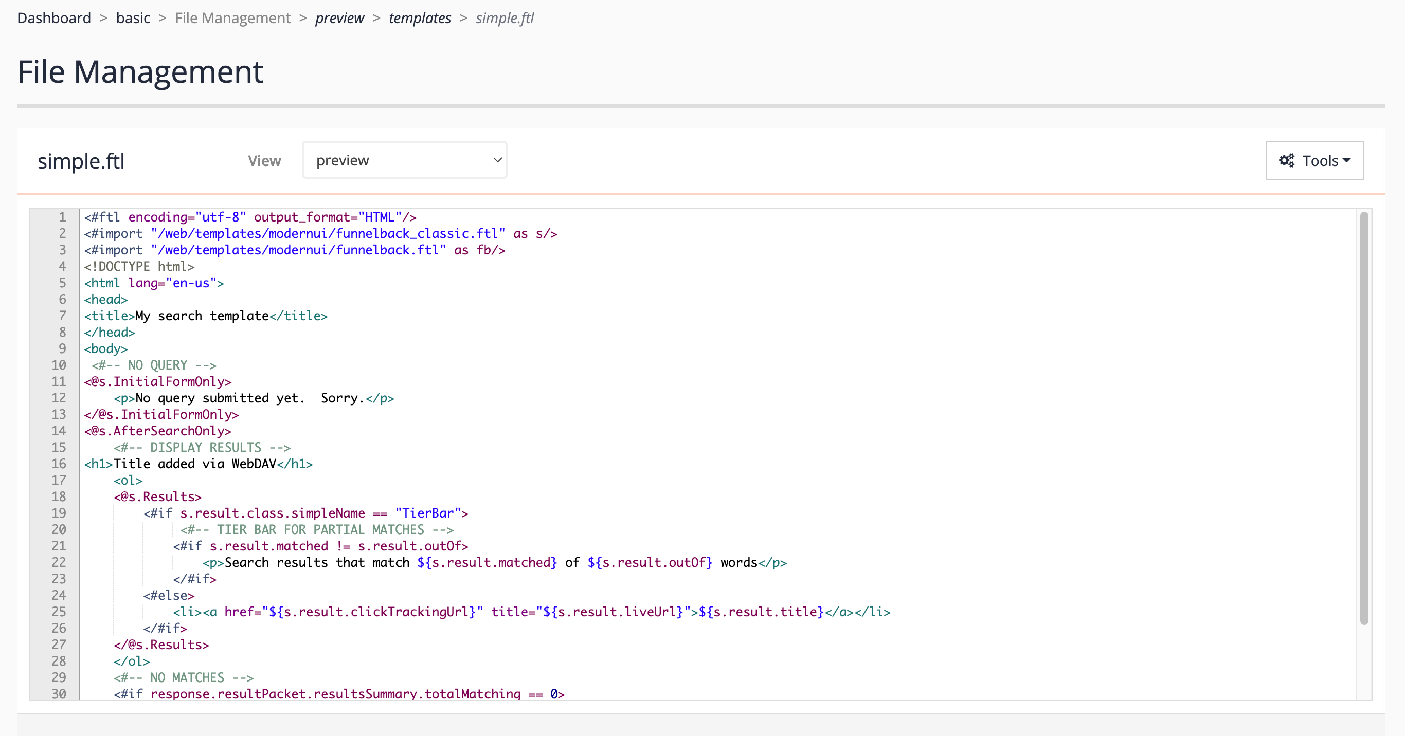 exercise edit a template using webdav 04