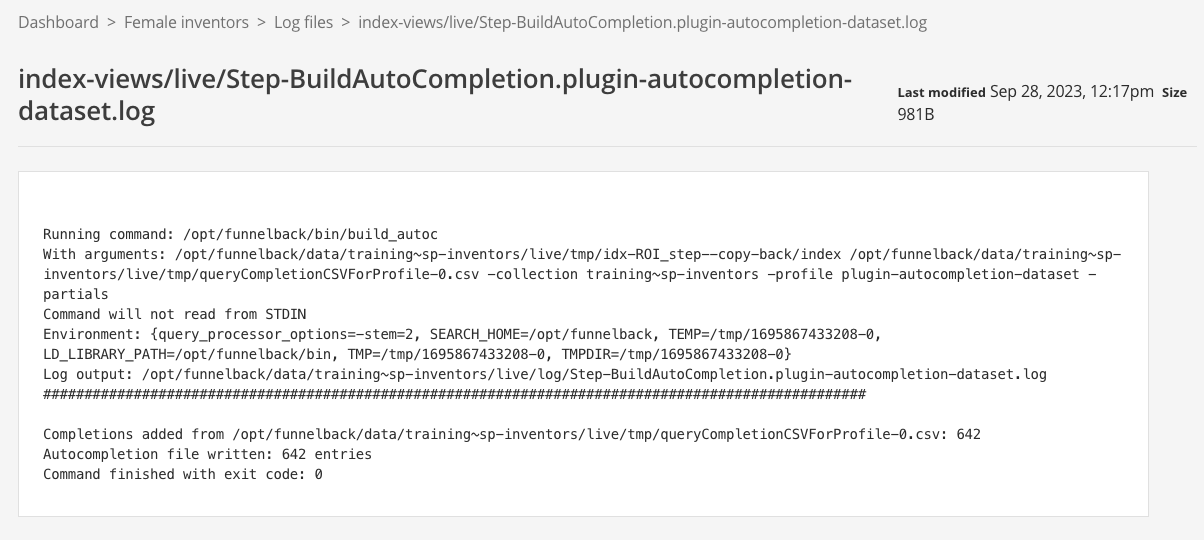 exercise generate auto completion 03