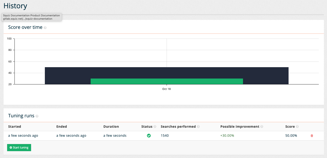 exercise tuning search results 08