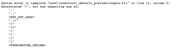 exercise view template error messages 02