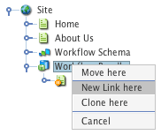 Linking assets to a workflow bundle