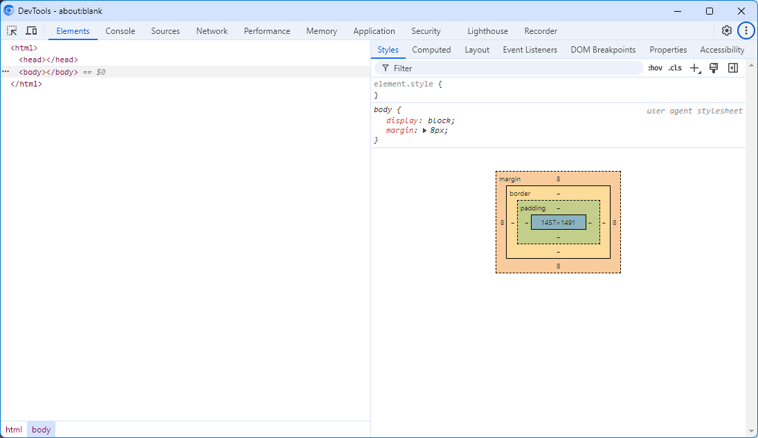 chromium windows 11 developer tools