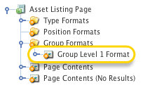 A group format bodycopy