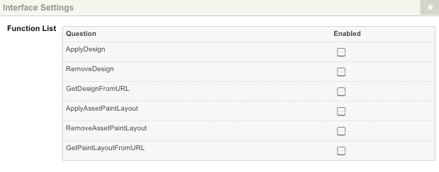 The SOAP API design lookup service available on the SOAP server