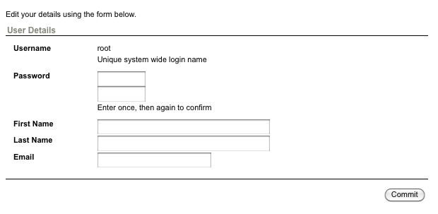 An account manager page (signed-in)