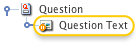 The question text bodycopy