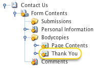 The thank you bodycopy
