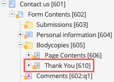 The thank you bodycopy