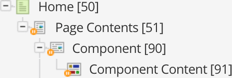 page content components