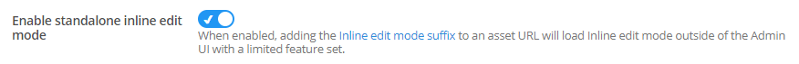 6.4.0 enable standalone inline edit mode