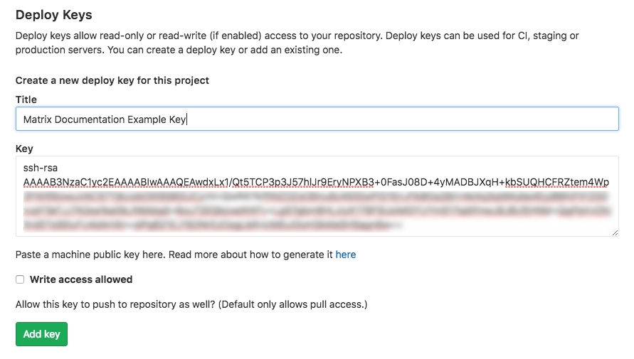 gitlab deploy key add