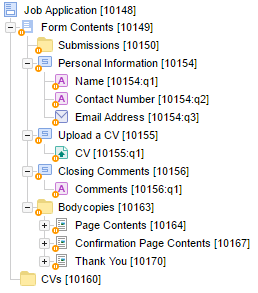 multi step custom form asset map assets