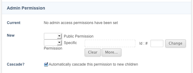 Admin Permissions