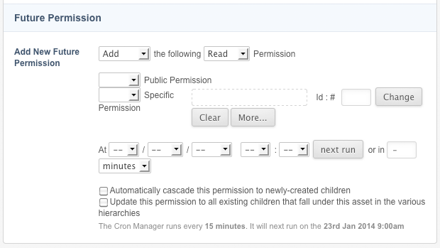 Future Permissions