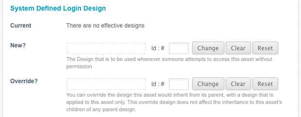Sign in design